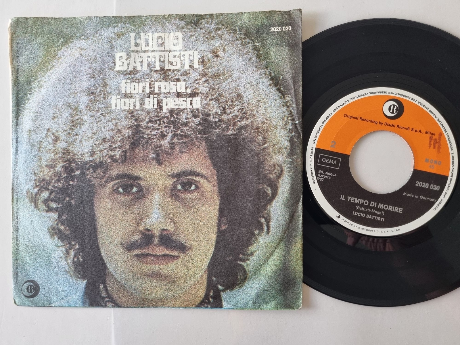 Lucio Battisti - Fiori Rosa, Fiori Di Pesco 7'' Vinyl Germany