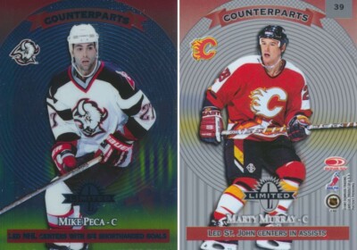 1997-98 Donruss Limited #39 MICHAEL PECA / MARTY MURRAY - Sabres / Flames