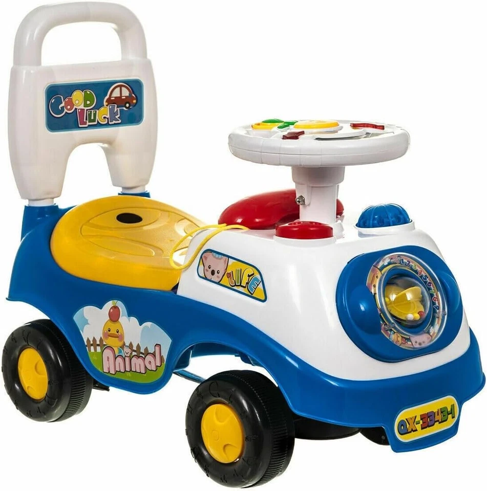 My First Ride on Kids Toy Car Boys Girls Push Along Car Ride For Kids Toddlers - Image 2 of 4