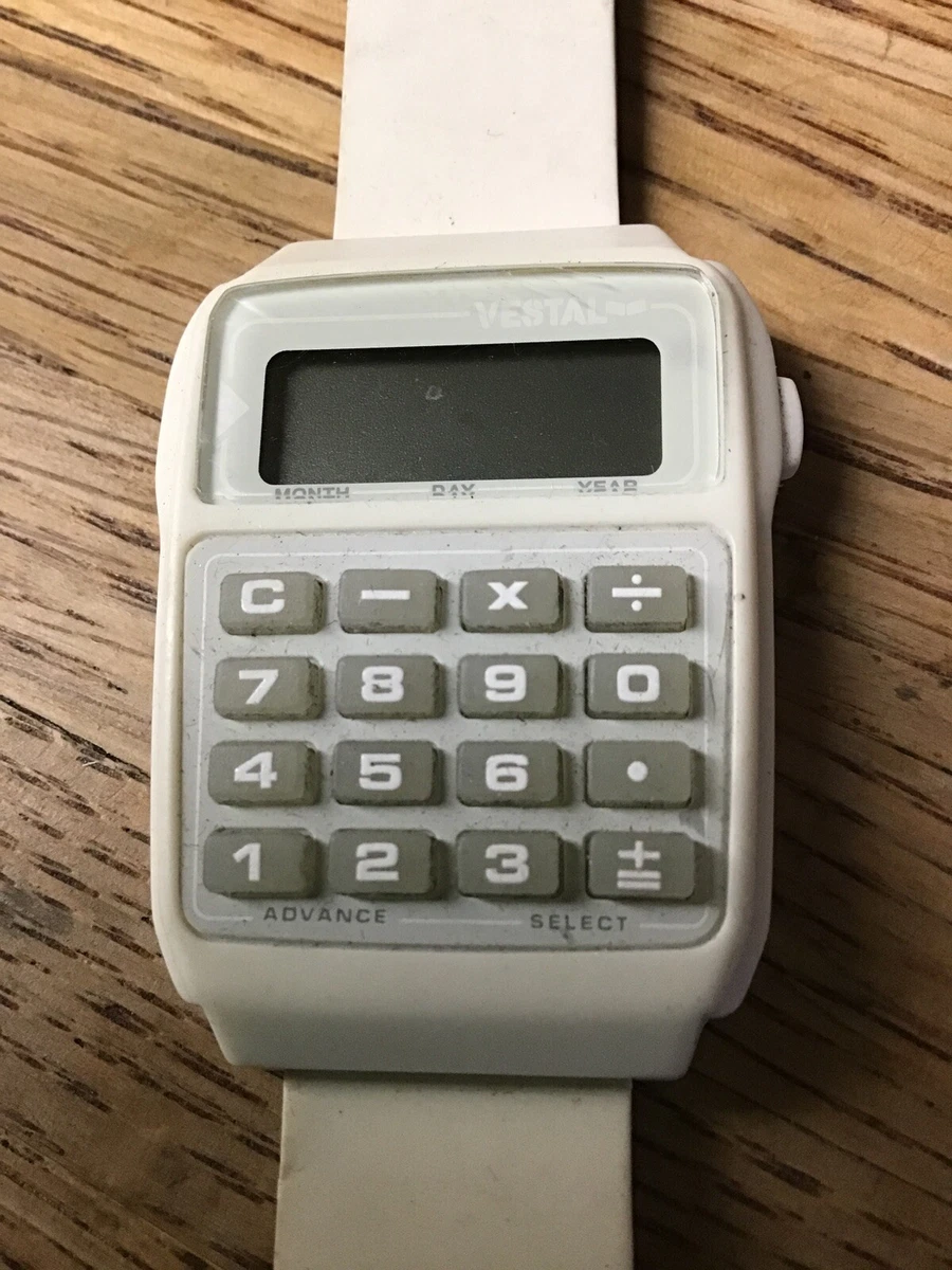 Vestal calculator best sale watch