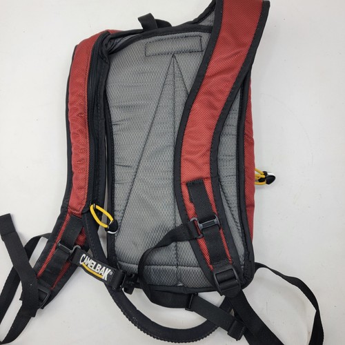 Camelbak Zoid Backpack W/Bladder Hiking Camping Outdoor Hydration Pack Red Gray - Picture 7 of 7