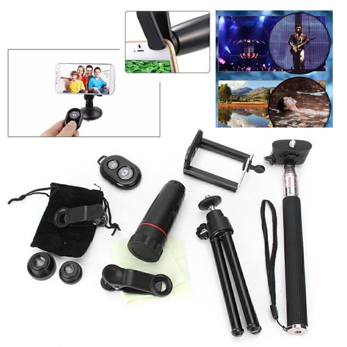 10 in 1 Lens Phone Camera Clip Universal Optical Telescope Kit Mobile Zoom - 第 1/10 張圖片