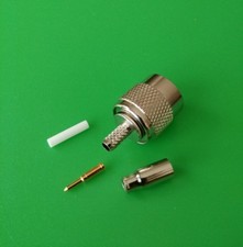  1 PACK TNC Male Crimp Connector for RG174/U RG316 LMR100 Cable - USA Seller