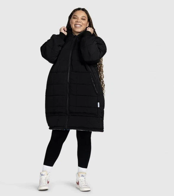 Oodie Outdoor Zip-Through Jacket Unisex Oversized S-L, Use As Dryrobe, Swimming - Image 3 of 4