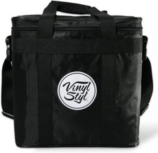 Vinyl Styl Padded Turntable Record Carrying Case - Up to 40 12" Records Black