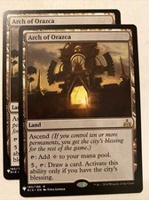 2x MTG Arch of Orazca Mystery Booster - Rivals of Ixalan 185/196 Regular Rare NM