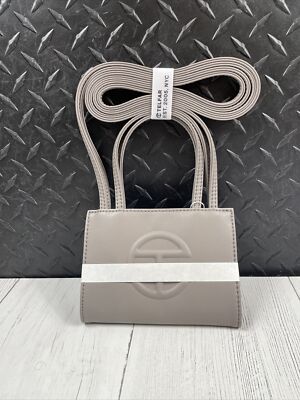 New Telfar Small Shopping Bag - Grey - 100% Genuine Vegan Leather