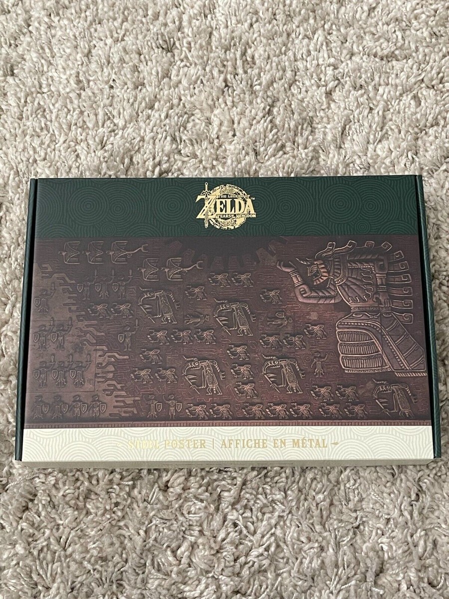 The Legend Of Zelda: Tears Of The Kingdom – Collector’s Edition – Steel Poster – Neuf Scellé