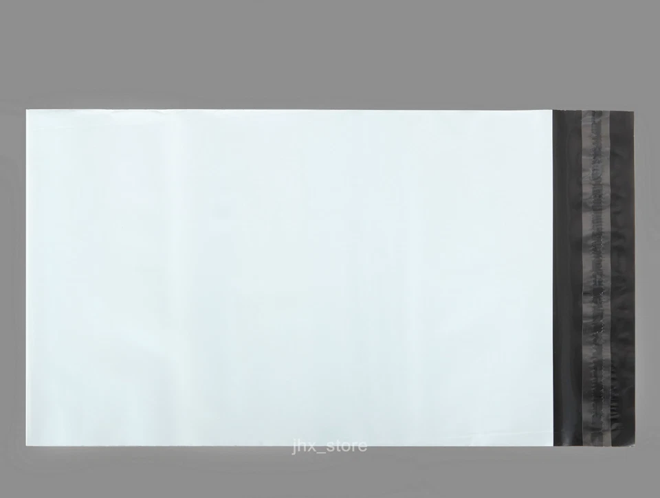 150 PCS Poly Shipping Mailers White Mailing Bags 6.7" x 6"_170 x 155+45mm - Image 2 of 4