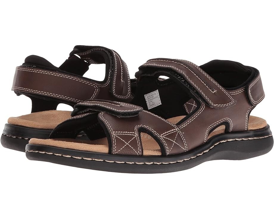 Dockers Sandals Mens 12 M Newpage Quarter Strap Brown  display picture 2