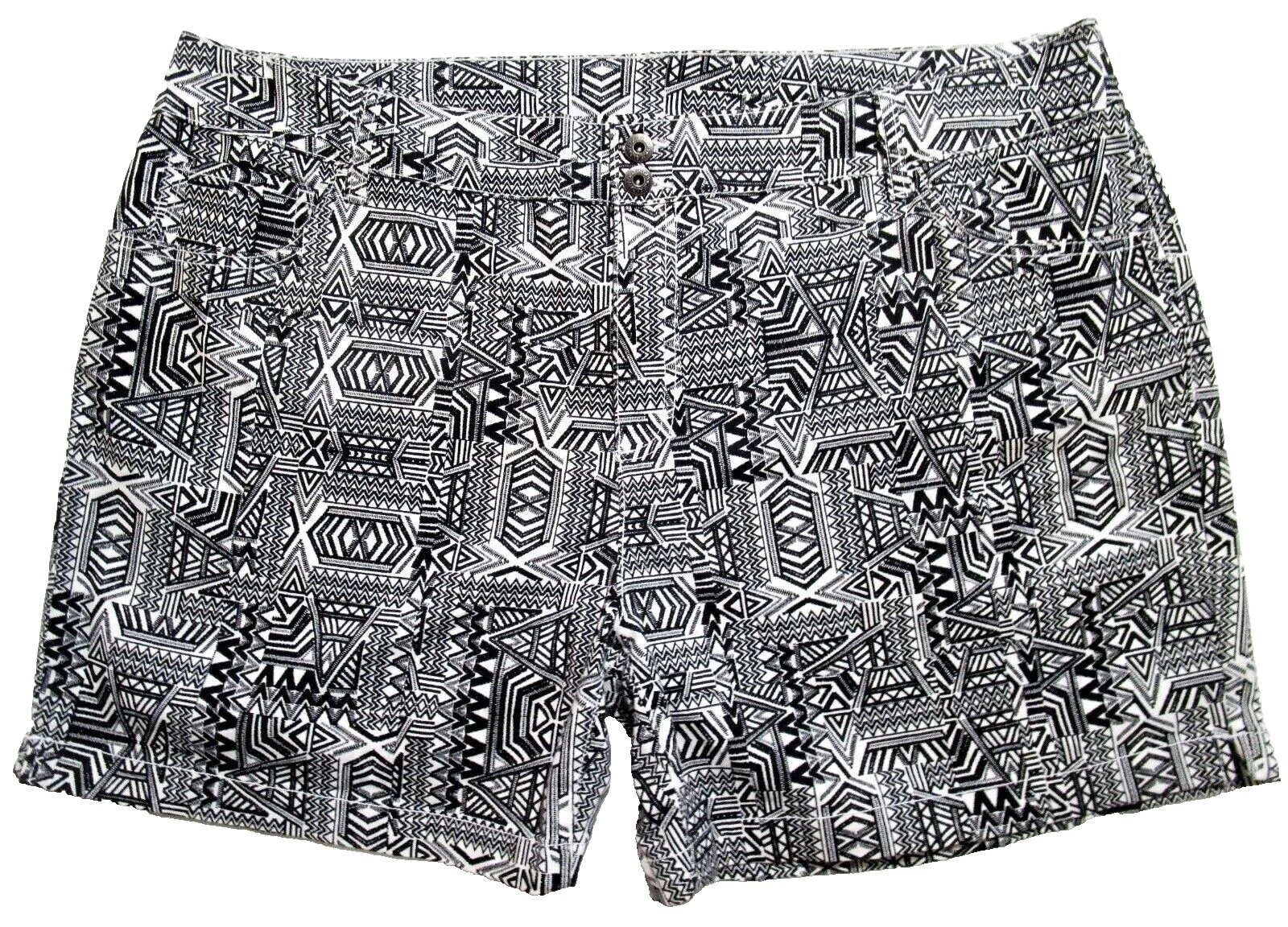 Pantalones cortos talla grande Faded Glory Multicolor para Mujer