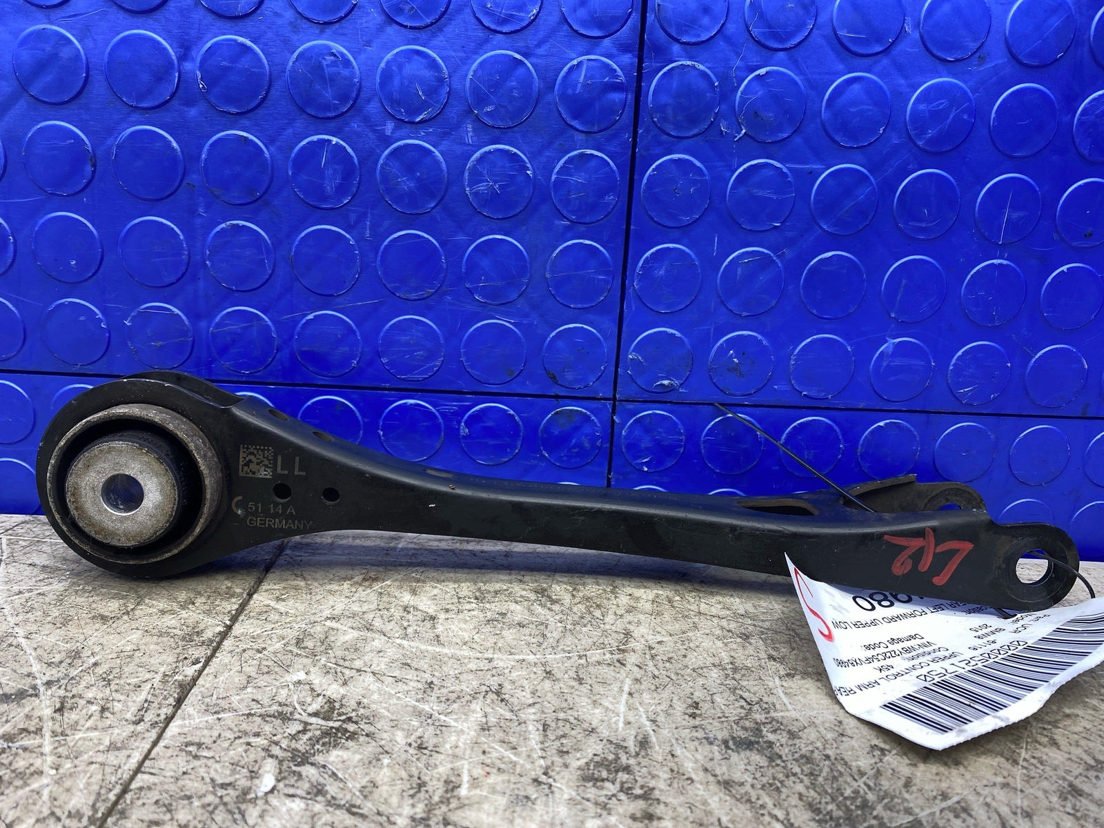 2014-2019 BMW I8 OEM REAR LEFT FORWARD UPPER LOWER CONTROL ARM