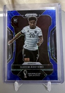 2022 PANINI PRIZM WORLD CUP QATAR SOCCER KARIM ADEYEMI RC CHOICE BLUE /135 #111
