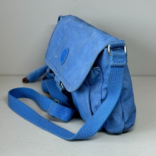 Kipling Local Small Crossbody Shoulder Bag Blue with Monkey Keyring - Picture 10 of 24