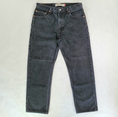100% Cotton Black Denim Regular Fit 
