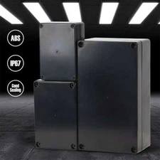 Waterproof Plastic Project Box ABS IP65 Electrical Junction Box Enclosure Black