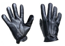 Medium Men's M TACTICAL POLICE DURABLE LINED PATROL DUTY SEARCH GLOVES Leather