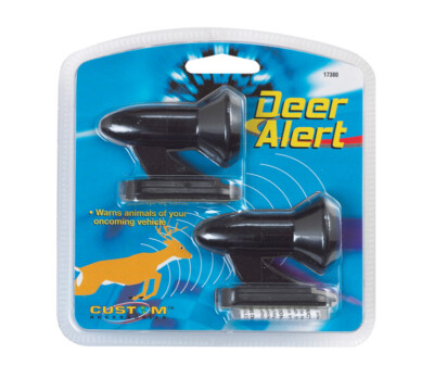 Custom Accessories 17380 Plastic Black Deer Warning Device 3.8 H x 6.8 W in.