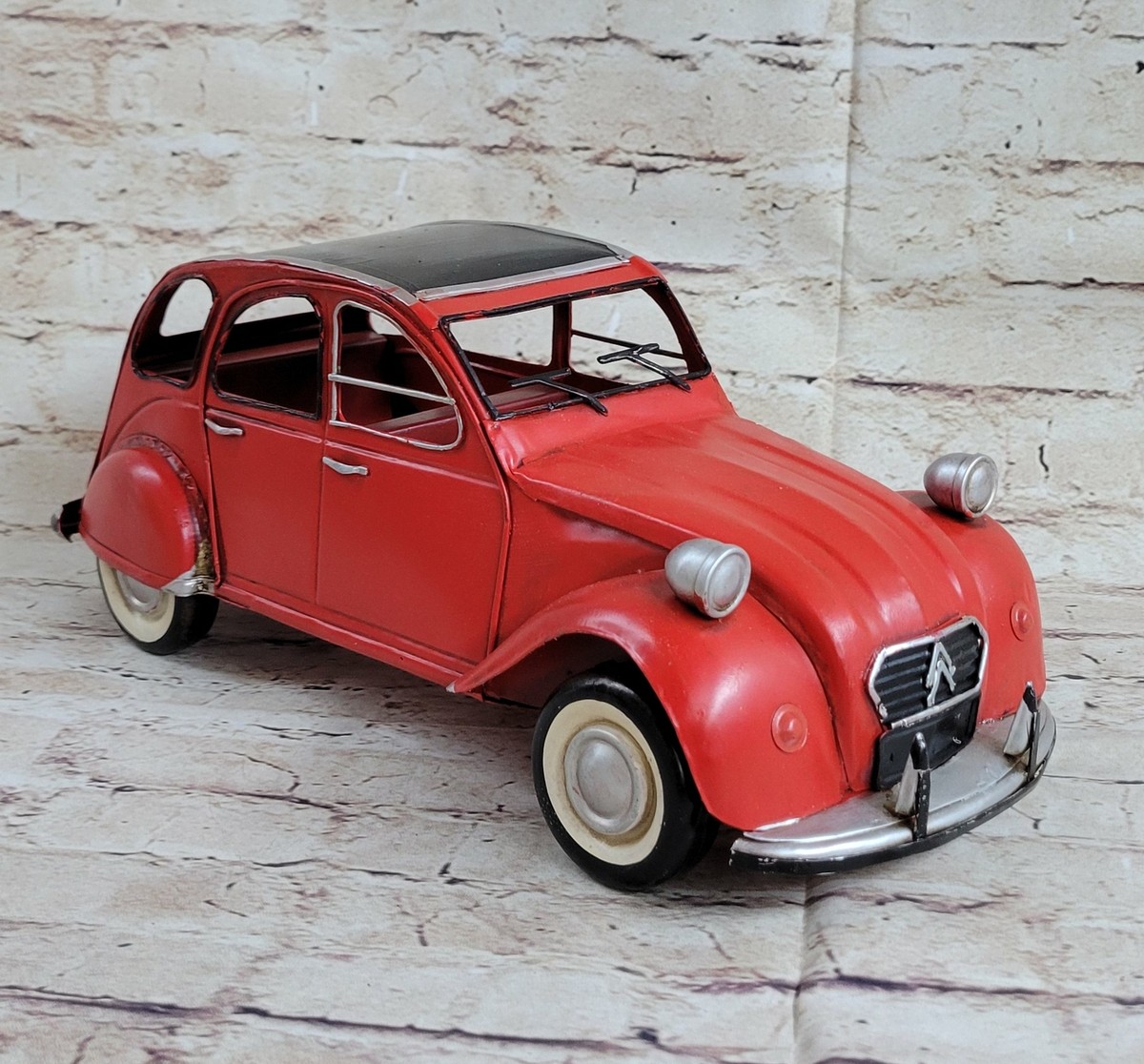 アンティーク調置き物　まとめ販売(Citroen 2CV ミニカー や小物など) Citroen 2cv Street Classics 1:12 Scale Model Diecast Replica