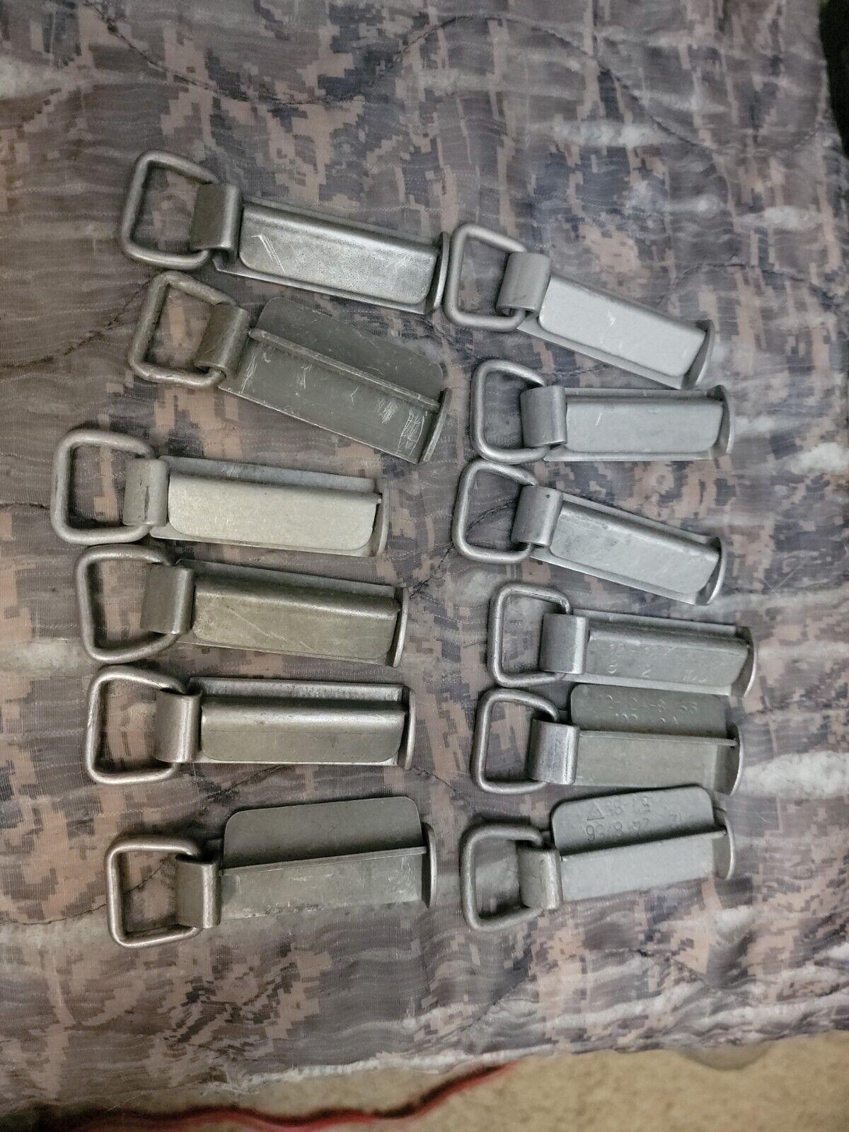 German Military Surplus Aluminum Belt Keepers, 8 Pack, Like New - 726676,  Military Field Gear at Sportsman's Guide