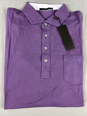 Greyson Golf Shirt Polo Spirit XL Nightshade Purple Cotton Spandex NWT MSRP $98