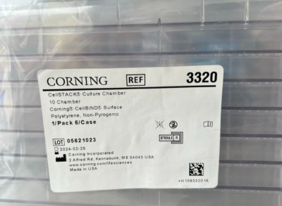 Corning  CellBIND  3320 Polystyrene CellSTACK  - 10 Chamber with Vent Caps