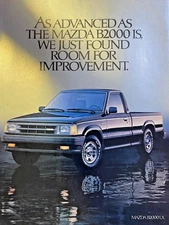 1985 Magazine Advertisement Mazda B2000 LX Pickup Truck