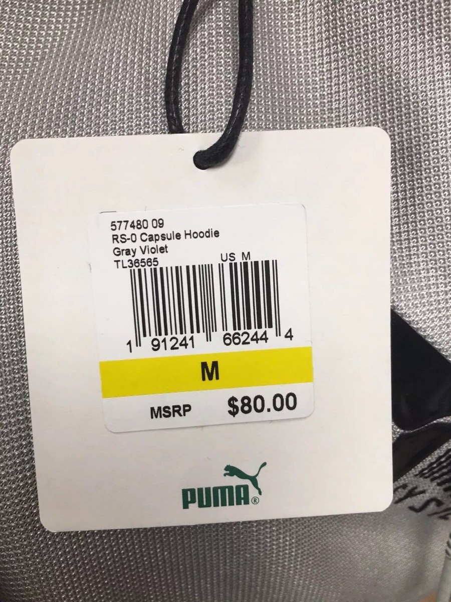 トップス PUMA RS-0 CAPSULE HOODIE $80 Puma RS-0 Capsule Men's Sz MEDIUM Running Systems Hoodie