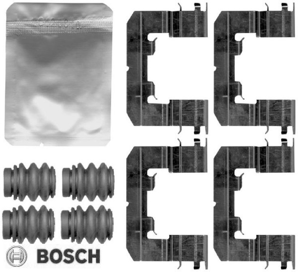 Bosch 1.987.474.835 ZubehöRsatz FüR Scheibenbremsbelag ZubehöRsatz FüR Kia-image