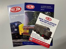 Heljan catalogues and booklet: 2012/13, 2015/16, 2023/24 - brand new