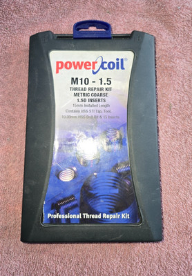 Power Coil Thread Repair Kit M10-1.5 w/ 30 Inserts