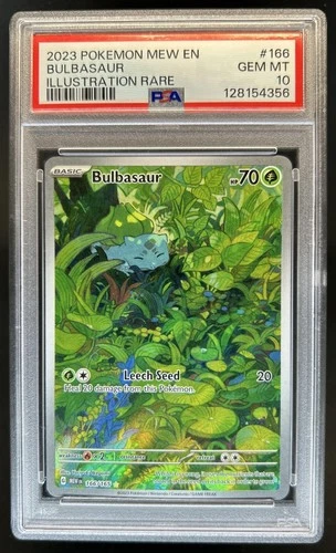 2023 Pokemon SV 151 Bulbasaur #166/165 PSA 10 GEM MINT