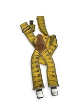 McGuire Nicholas Yellow Tape Measure Suspenders Workwear No 22420
