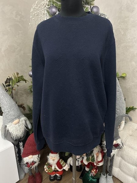 Men ACW85 Sweater Navy Cotton 40 /L / 48