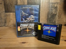 Starflight (Sega Genesis, 1991) Game Cartridge With Case - No Manual - Tested