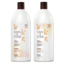 Bain de Terre Color Preserving Shampoo & Conditioner Set Passion Flower 33.8 Oz