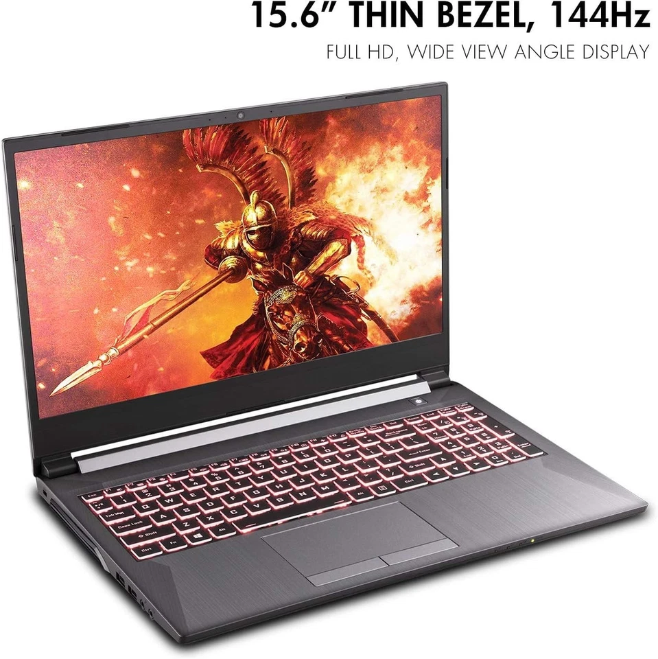 Sager NP7856 15.6-Inch Thin Bezel FHD 144Hz Gaming Laptop, Intel i7-9750H, RTX - Image 3 of 4