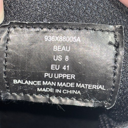 Exklusive BKE Schnalle Herren Größe 8 BEAU BOOT schwarz/braun - Bild 12 von 12