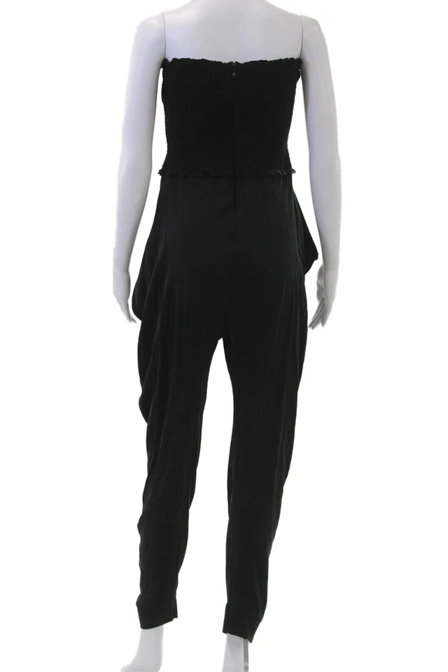 Mono Catherine Malandrino Mujer Pequeño Negro Sin Mangas Cuello Cuadrado Talla 6 Foto 3 de 4