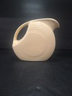 Fiesta Ware Pale Yellow Disc Pitcher, Homer Laughlin, Vintage 64 oz, Home Decor