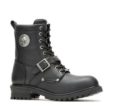 Harley Davidson Men's Faded Glory Skull Waterproof Motorcycle Boots Black US11