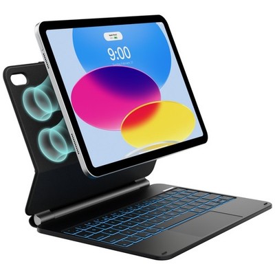 Typecase Edge mit Tastatur für iPad 11'' (A16) 2025 / iPad 10,9'' 2022, Carbonfase