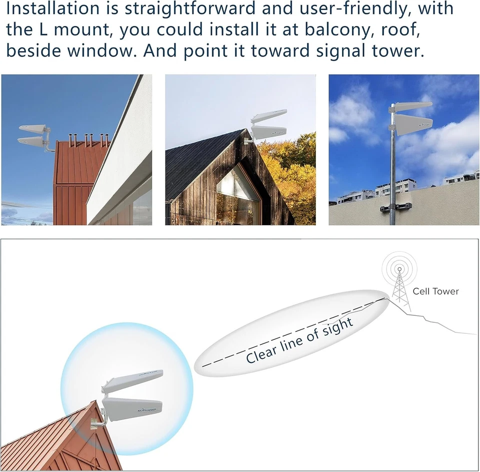 2x2 MIMO Log Periodic Antenna Kit for 4G LTE/5G Ho - Image 4 of 4