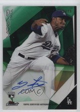 2015 Topps Finest Auto Green Refractor 69/99 Yimi Garcia #FA-YG Auto 3g3
