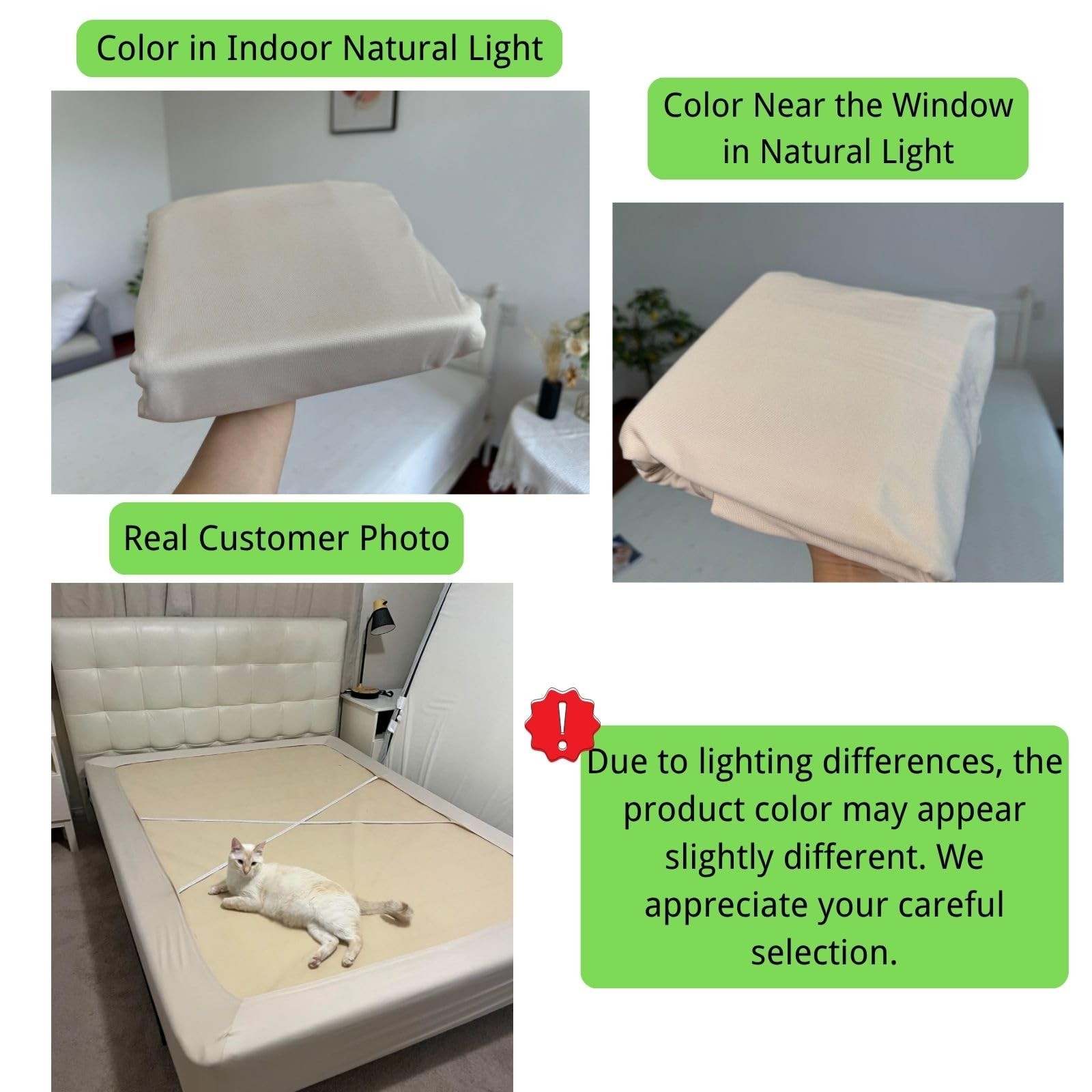 4-9 Inches Box Spring Cover Queen Size Taupe with Stretchy Fabric Bed Frame Cove