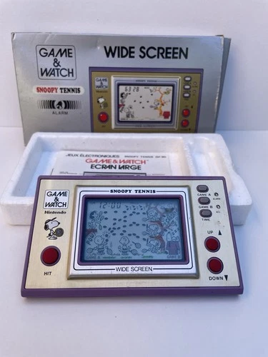 Game & Watch Nintendo Snoopy Tennis 1982  Boîte et Notice