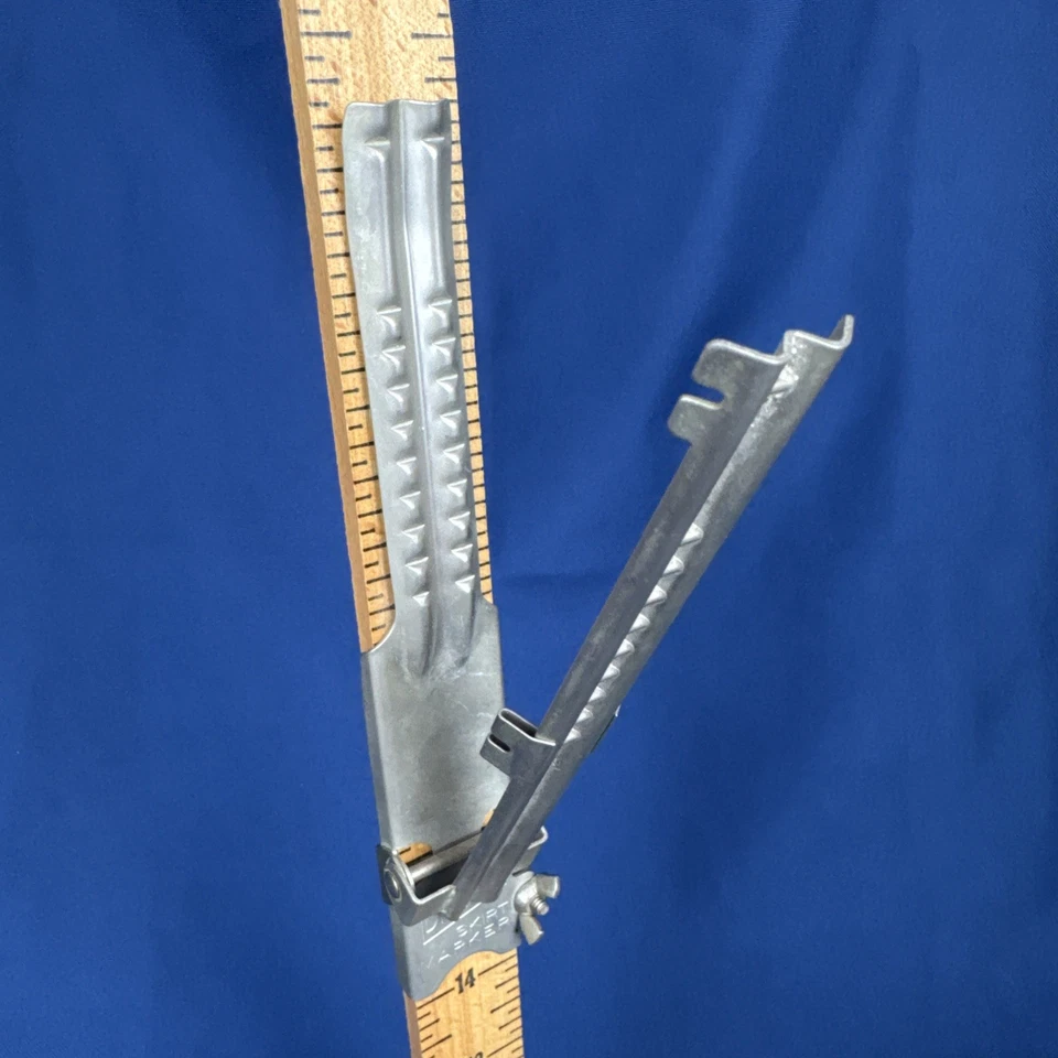 Vintage Wooden Dritz Skirt Hem Marker 25 1/2" Metal Base - Image 4 of 4