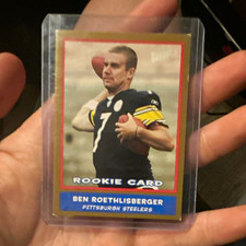 Topps 2004 Bazooka Ben Roethlisberger #210 Rookie Card Pittsburgh Steelers. rookie card picture
