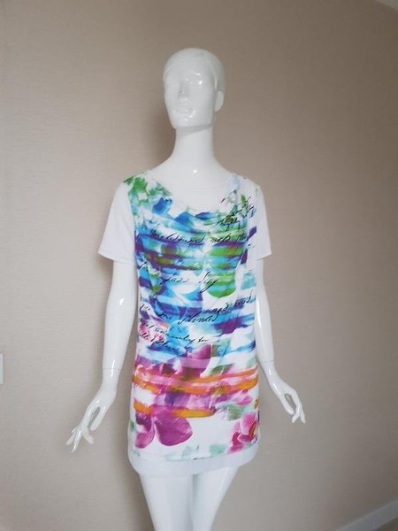 Women Shirt White Viscose 38 / M / 46