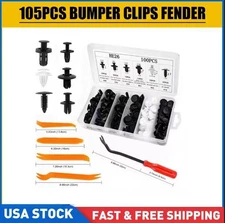 Retainer Clips Body Bumper Rivet Retainer Trim Molding Push Pin Clips 105pcs